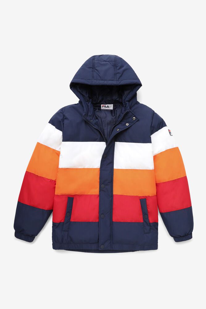 Jachete Fila Barbati Colorati Giovanni Puffa ZNSQ-31298